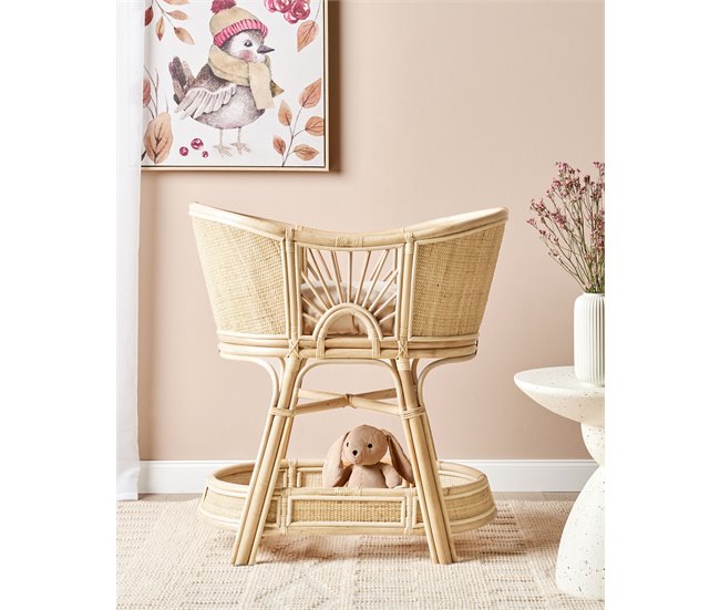 Beliani Moisés Ratán LAGRASSE Natural