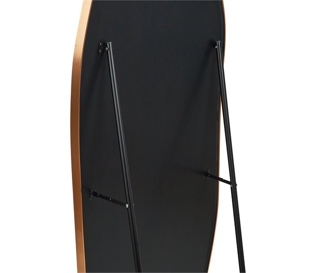 Beliani Espejo de pie LARCHE Dorado