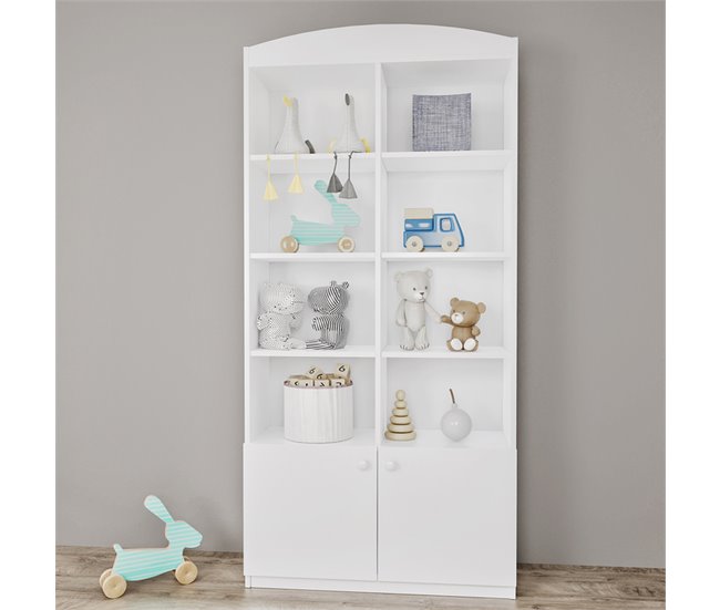 Librero 2 puertas Kocot Kids Babydream Blanco