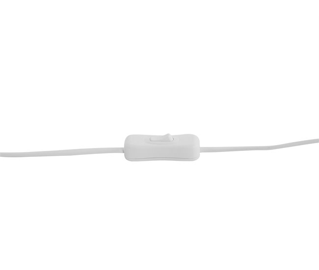 Beliani Lámpara de mesa FINKE Blanco