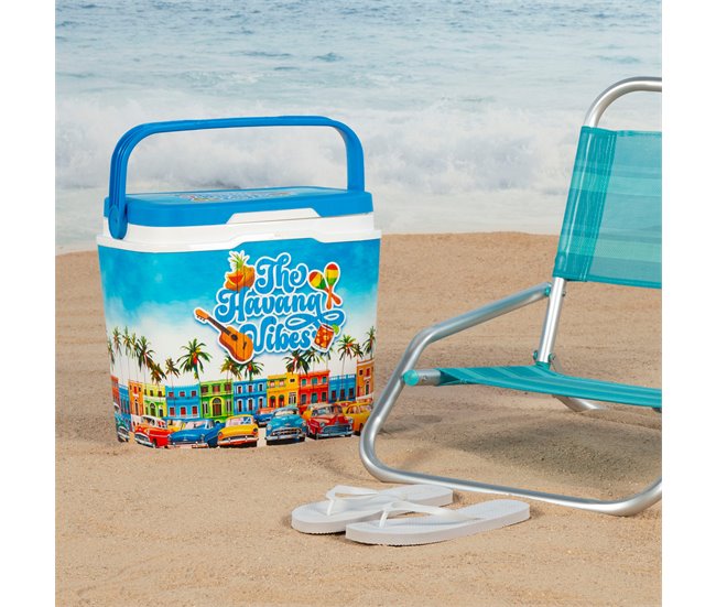 Aktive Nevera rígida de playa 24 litros Summer Trends Multicolor