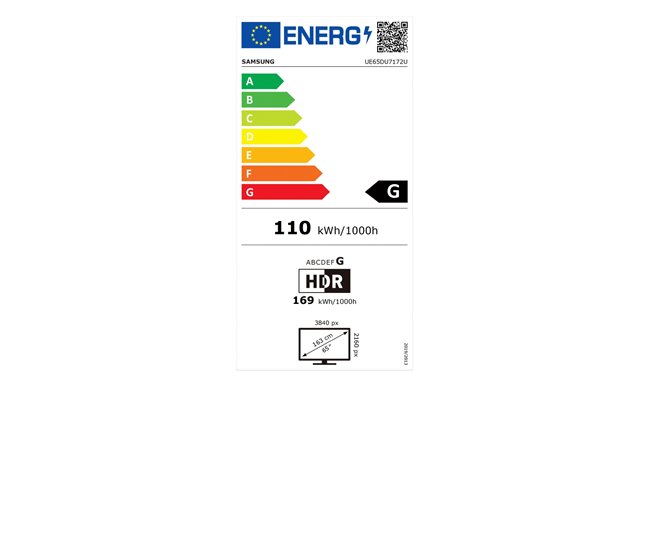 TV SAMSUNG UEDU7172U Smart TV 4K ULTRA HD Negro