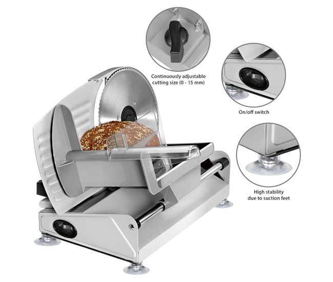 Cortafiambres Clatronic MA 3585 Plateado