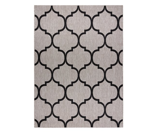 Alfombra de cuerda sisal FLOORLUX 20608 Espaldera marroquí 240x330 Gris