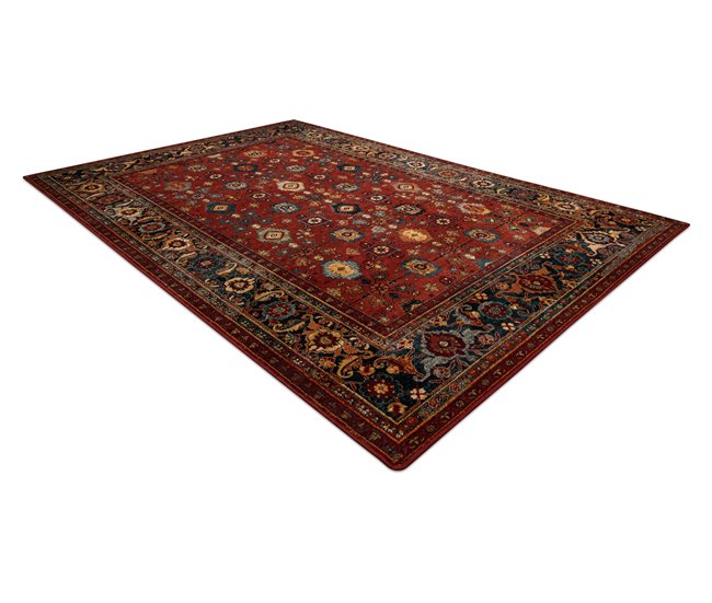 Alfombra de lana OMEGA PARILLO Marco 200x300 Rojo