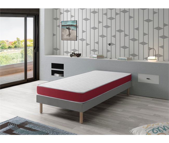 Colchon de espuma transpirable VELVET, Ergonomico y adaptable 