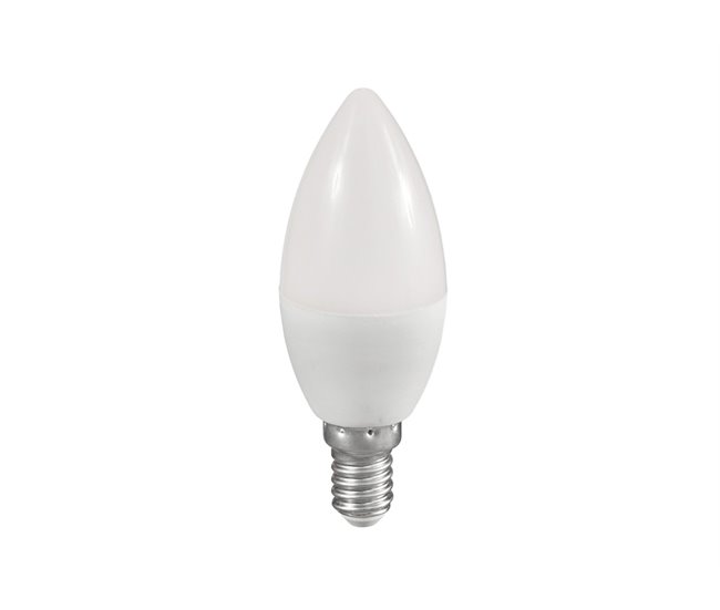 Bombilla VELA LED 6W E14 neutra Blanco