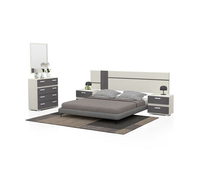 Dormitorio Ataneq Air 4C Gris Oscuro