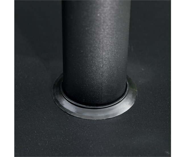 Soporte para Parasol Cemento, Metal Outsunny 40x40 Negro