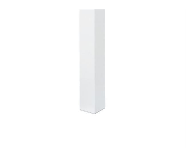 Beliani Cama con somier Metal CUSSET 187x209 Blanco