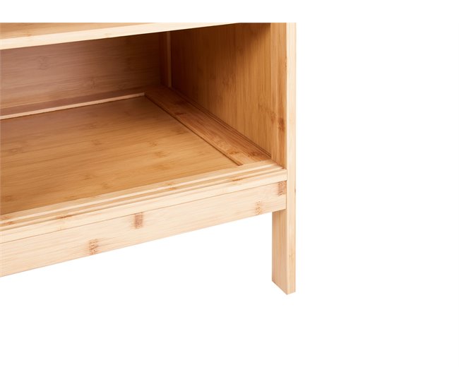 Beliani Zapatero MIDWOOD Madera Clara