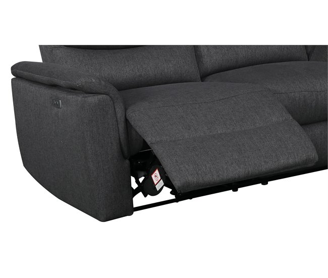 Chaise loungue relax FAMILY eléctrico Antracita