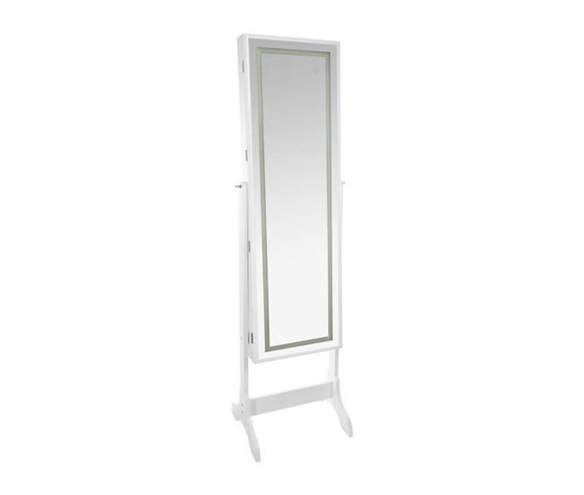 Joyero espejo led PAULA 136cm marca CONFORAMA  Blanco