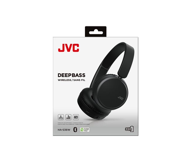 Auriculares Bluetooth con Micrófono HA-S36W Negro