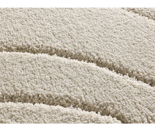 Alfombra de estilo escandinavo MOLIER - ATTICGO 80x150 Blanco