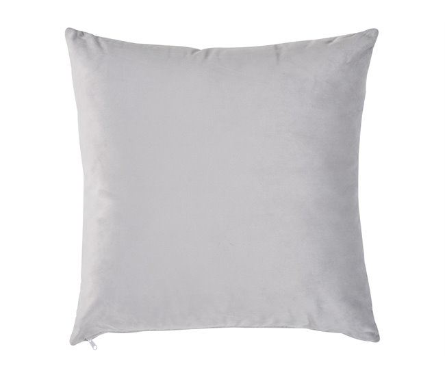 Beliani Chaise longue Terciopelo MERI Gris Claro