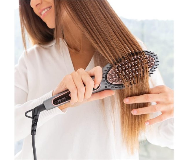 Cecotec Cepillo alisador InstantCare Smooth Brush Negro