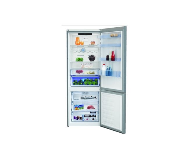 Frigorifico Combi Beko RCNE560E40ZXBN Gris