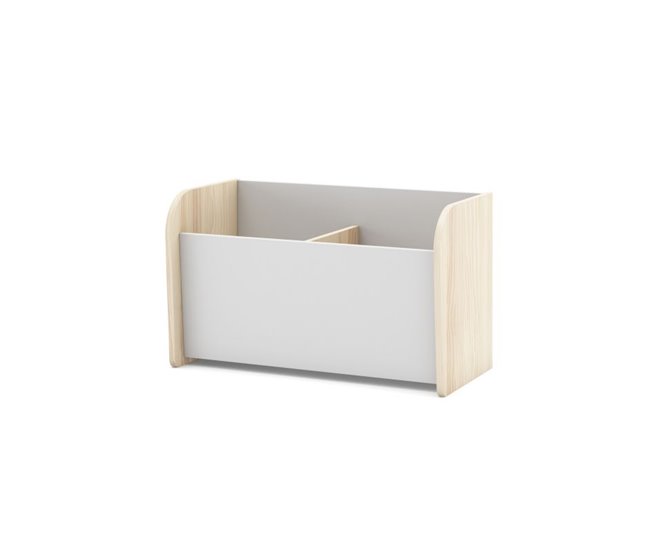 Baúl Misty Breeze 70 Blanco/ Madera