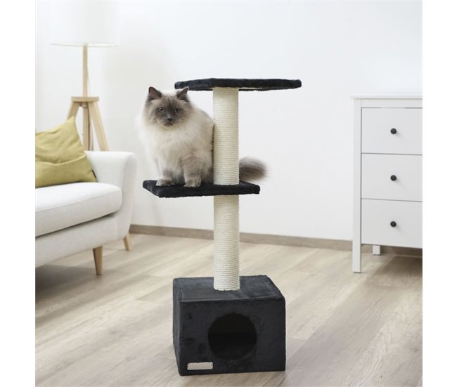 Árbol Rascador Para Gatos Negro