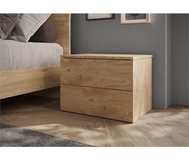 Conjunto dormitorio completo NAPOLI Roble
