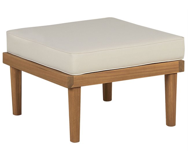Beliani Silla de jardín BARATTI Beige