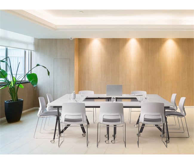 Beliani Escritorio plegable BENDI 120x60 Blanco