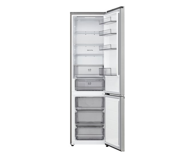 Combi 2,03 metros 375 litros No Frost inox LG GBBSJ20DPY Inox