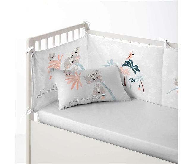 PROTECTOR DE CUNA/MAXICUNA WILD AND FREE Blanco