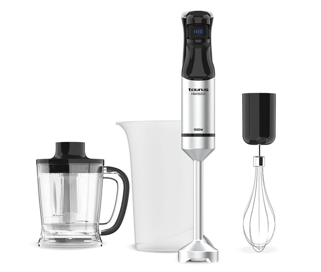 Batidora de mano TAURUS HBA1501X Negro/ Inox