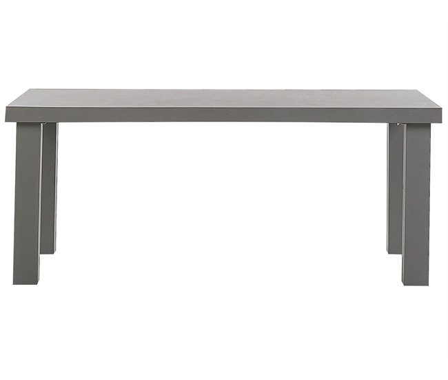 Beliani Conjunto de comedor TARANTO Gris