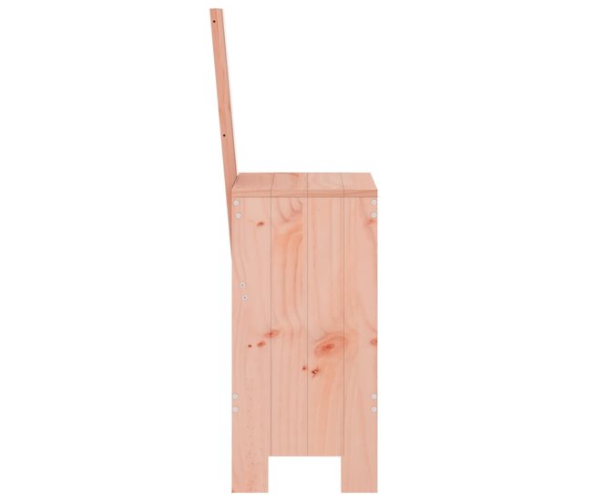2 Taburetes altos de madera Blanco
