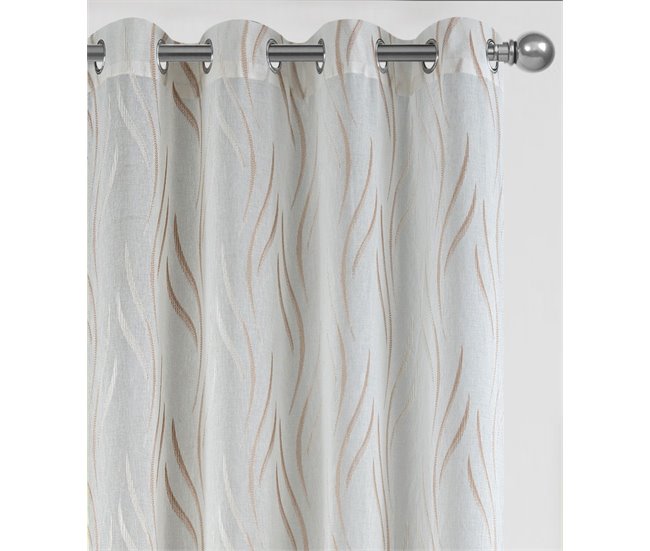 Visillo ACARNAS 140x260cm color blanco Blanco
