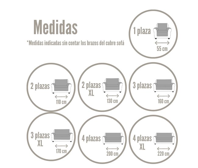 Funda cubre sofá Reversible 1 plaza Mont Madera