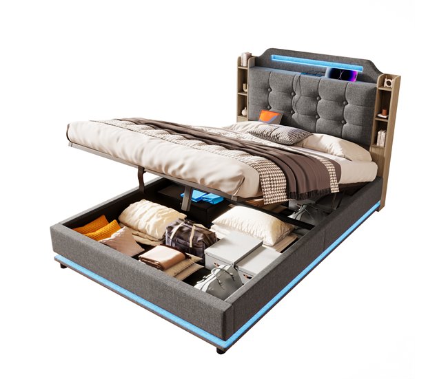 Canapés abatibles Gris