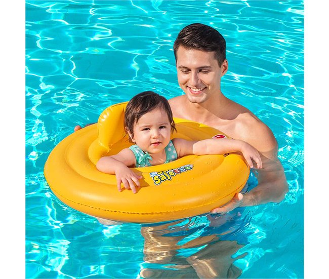 Flotador de bebé Cangrejo Amarillo