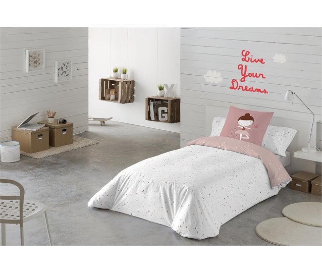 FUNDA NÓRDICA REVERSIBLE BAILARINA A 