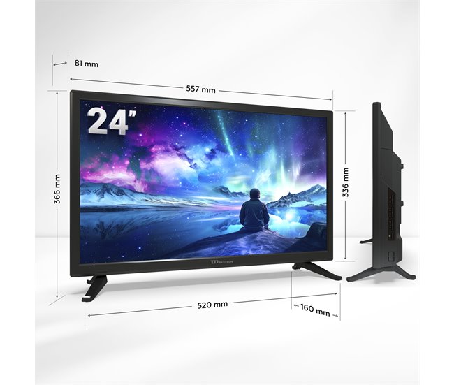 Televisor 24 pulgadas - TD Systems PRIME24M20H Negro