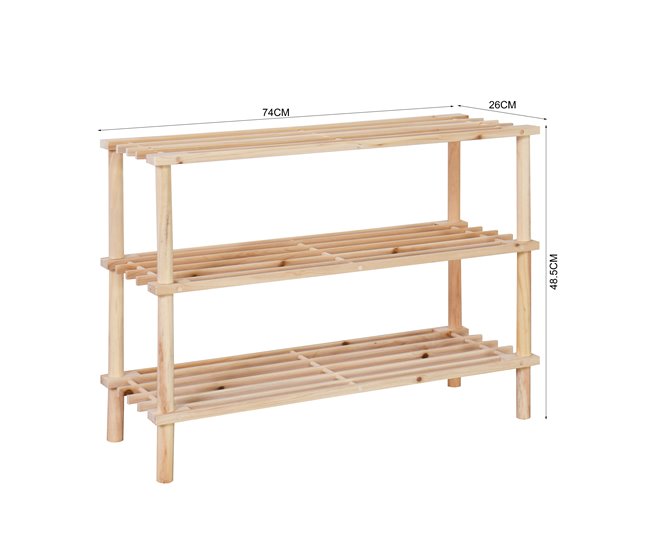 Zapatero SYLVAN 3 niveles marca CONFORAMA Natural