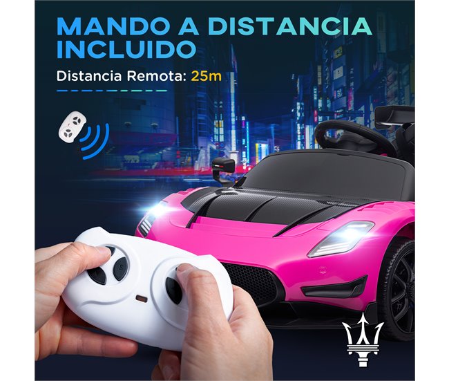 Coche Eléctrico Infantil PP, Acero AIYAPLAY Azul