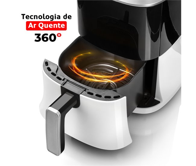 Freidora sin aceite digital HAEGER Aero Fryer - 2.2L Blanco