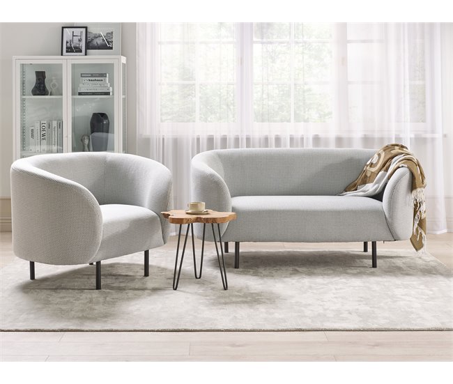 Sillón Clasico LOEN Beliani Blanco