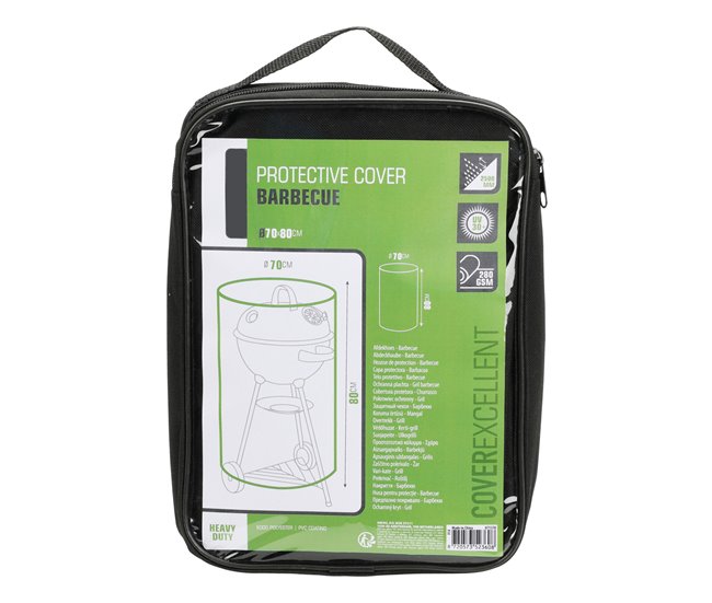 Fundas para Barbacoa Redonda Negro