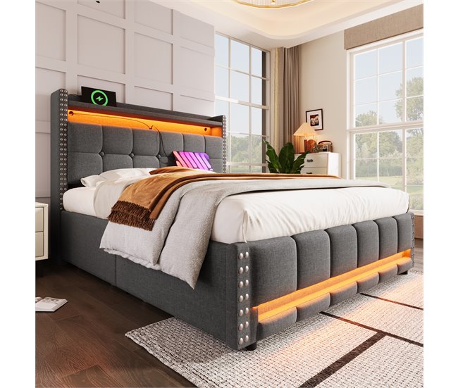 Canapés abatibles Gris