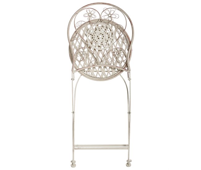 Beliani Silla de jardín YAVIZA Beige