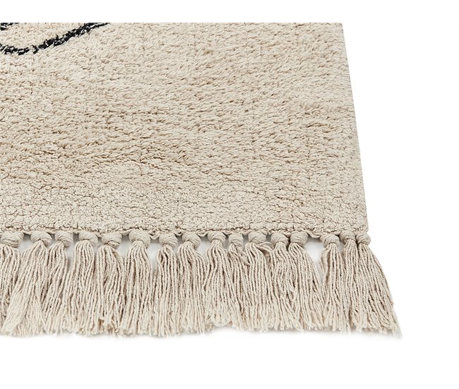 Beliani Alfombra de pelo corto SAZLI 80x150 Beige