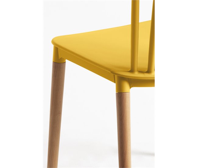 Pack 6 Sillas Leka Amarillo