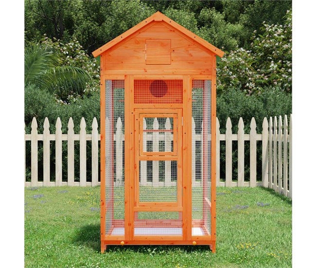 Casita Para Pájaros Marron