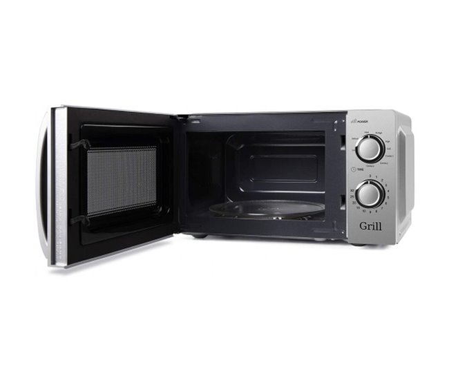 Microondas con Grill MIG 2138 Negro/ Inox