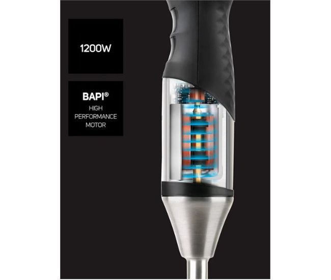 Batidora de varilla TAURUS BAPI 1200 PLUS Inox Negro